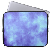 Blue Storm Cloud Effect Laptop Sleeve (Voorkant)