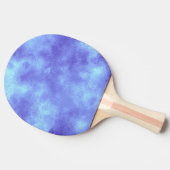 Blue Storm Cloud Effect Ping Pong Paddle Tafeltennisbatje (Zijkant)