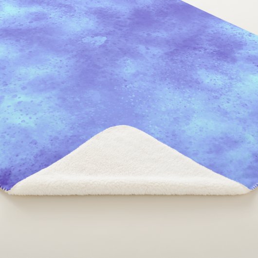 Blue Storm Cloud Effect Sherpa Blanket Deken (3/4)