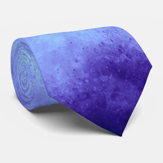 Blue Storm Cloud Effect Stropdas (Opgerold)