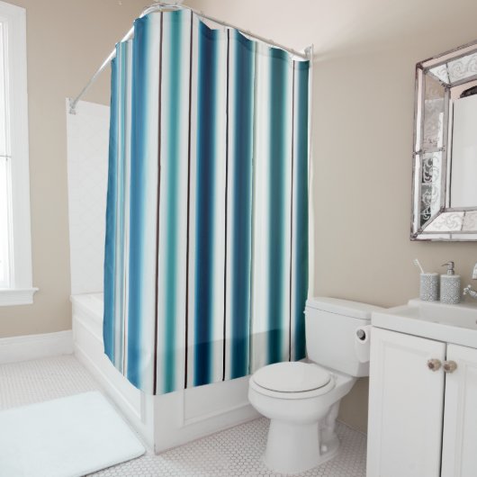 Blue Streak Douchegordijn (In situ)