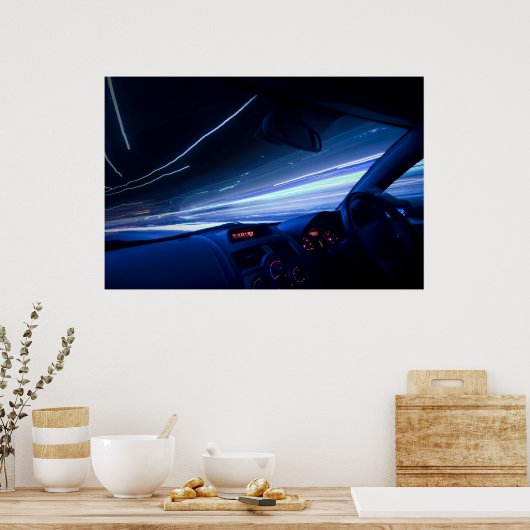 Blue Streak Poster (Keuken)