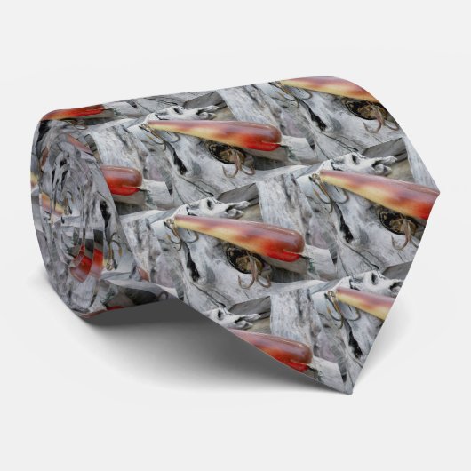 Blue Streak Red Junior Swimmer  Lure Stropdas (Opgerold)