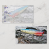 Blue Streak Tackle Co Lure Visitekaartje (Voorkant / Achterkant)