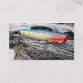 Blue Streak Tackle Co  Lure Visitekaartje (Achterkant)