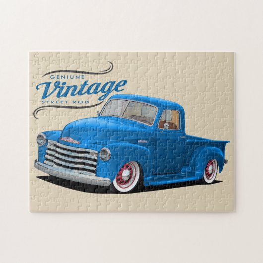 Blue Street Rod Legpuzzel (Horizontaal)