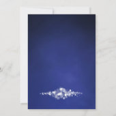 Blue String Lights Verrassing 90ste Verjaardagsfee Kaart (Achterkant)