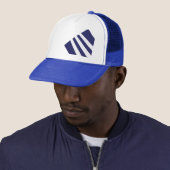~Blue Stripe~ BLUE STRIPE, AANGEPAST IT Trucker Pet (In situ)