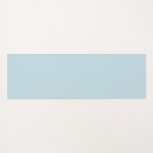 Blue Stripe Coastal Nautical Preppy Yogamat (Achterkant (horizontaal))