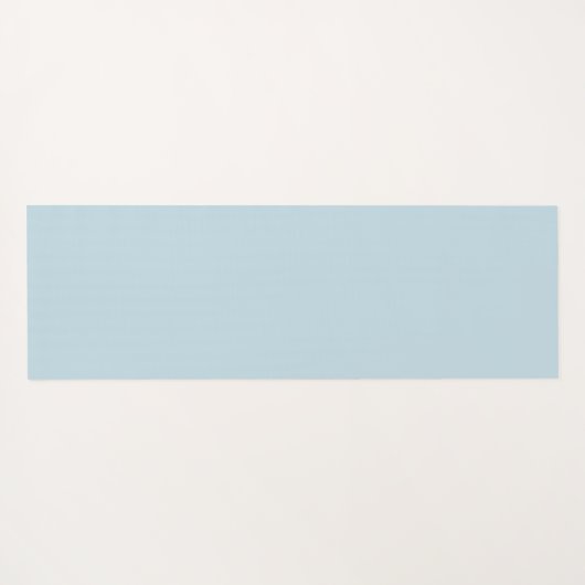 Blue Stripe Coastal Nautical Preppy Yogamat (Achterkant (horizontaal))