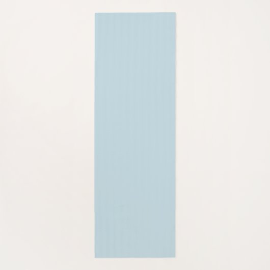 Blue Stripe Coastal Nautical Preppy Yogamat (Achterkant)