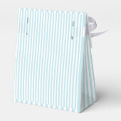 Blue Stripe Coastal Preppy Bedankdoosjes (Achterkant)