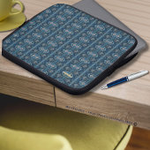 Blue Stripe Electronics Bag van Dichteres Adiela A Laptop Sleeve