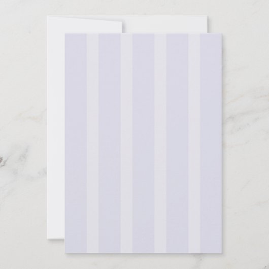 Blue Stripe Flourish Script Rehearsal Dinner Kaart (Achterkant)