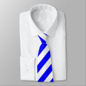 Blue Stripe gift voor mannen Stropdas (Gebonden)