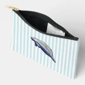 Blue Stripe Manatee Coastal Make-up Etui (Open)