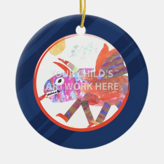 Blue Stripe Ornament $16,95 (Voorkant)