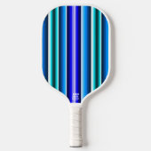 Blue Stripe Pickleball Paddle (Voorkant)