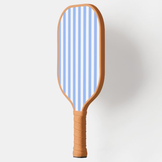 Blue Stripe Pickleball Paddle-Het Preppy Stuk Paddle (Links)