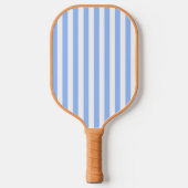 Blue Stripe Pickleball Paddle-Het Preppy Stuk Pickleball Paddle (Voorkant)