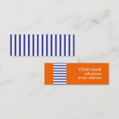 BLUE STRIPE PROFIELKAART CONTACTKAARTJE (Voorkant / Achterkant)