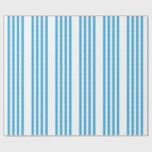 Blue Stripe Snowflake Seamless Winter Pattern