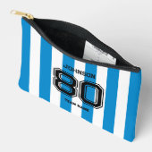 Blue Stripe Sports Team Aangepaste naam Team Etui (Open)