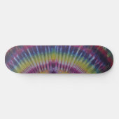Blue Stripe Tie Dye Skateboard (Horizontaal)