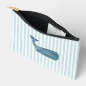 Blue Stripe Whale Coastal Make-up Etui (Open)
