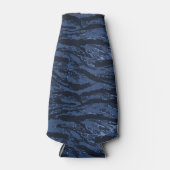 Blue Striped Camo Blikjeskoeler (Voorkant)