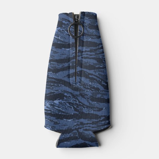 Blue Striped Camo Blikjeskoeler (Achterkant)