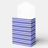 Blue Striped Favor Box Bedankdoosjes (Geopend)