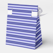 Blue Striped Favor Box Bedankdoosjes (Achterkant)
