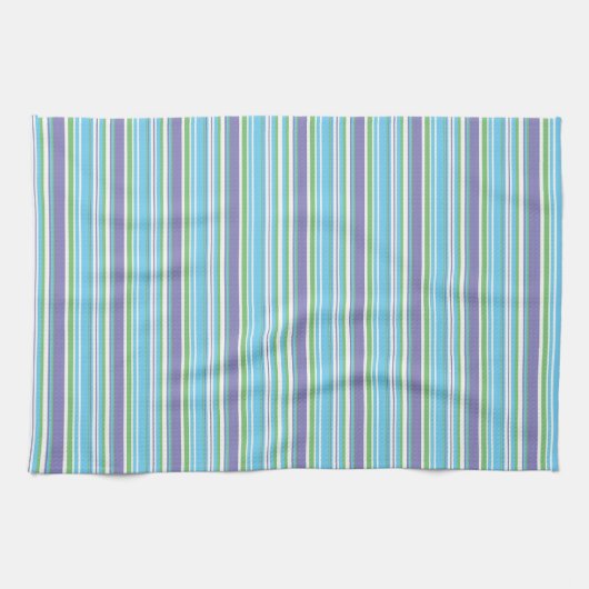 Blue Striped Hand Towel Theedoek (Horizontaal)