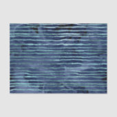 Blue Striped Patroon Tissuepapier (Voorkant)