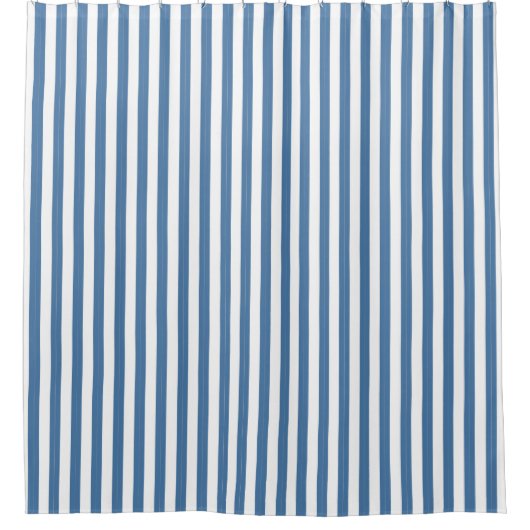 Blue Striped Shower Curtain Douchegordijn (Voorkant)