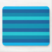 Blue Stripes aangepaste mousepad Muismat (Voorkant)