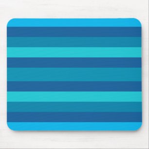 Blue Stripes aangepaste mousepad Muismat