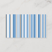 Blue Stripes Baby Boy Douche Luier Raffle Tickets Informatiekaartje (Achterkant)