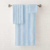Blue Stripes Bath Towel Bad Handdoek (Insitu)