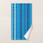Blue Stripes Bathroom Towel Set Bad Handdoek (Handdoek)