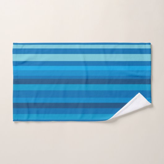 Blue Stripes Bathroom Towel Set Bad Handdoek (Handdoek)