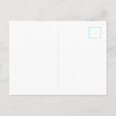 Blue Stripes Couples Personalized Statione Briefkaart (Achterkant)