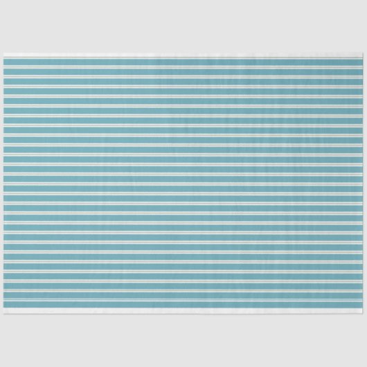 Blue Stripes Gift Wrap Tissue Paper Tissuepapier (Voorkant)