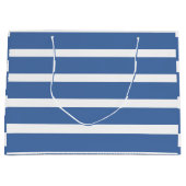 Blue Stripes  Groot Cadeauzakje (Voorkant)