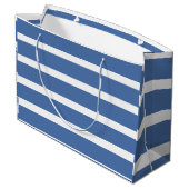 Blue Stripes  Groot Cadeauzakje (Achterkant Gekanteld)