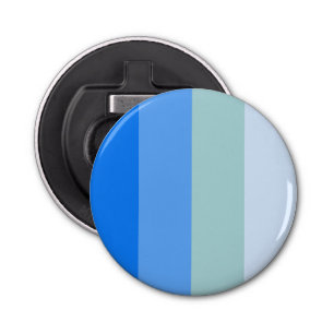 Blue Stripes Maritime Button Flesopener