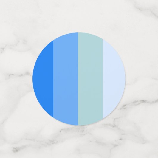 Blue Stripes Maritime Confetti (Kleine voorkant)