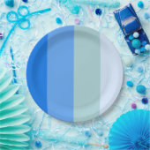 Blue Stripes Maritime Papieren Bordje (Feest)