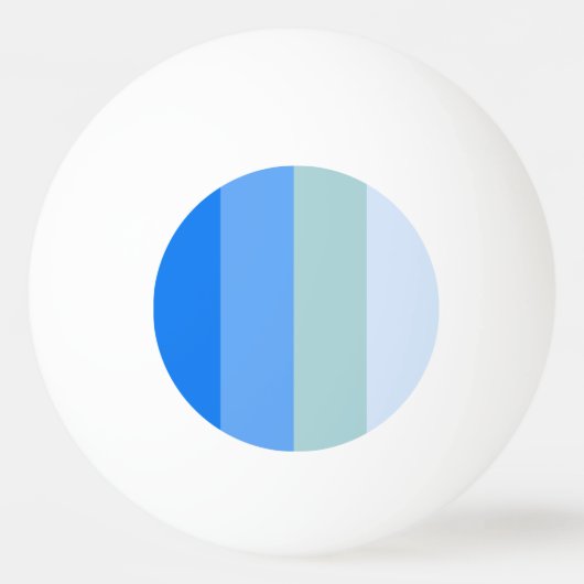 Blue Stripes Maritime Pingpongbal (Voorkant)